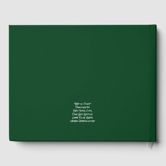 怒りで赤 ゲストブック (裏面)