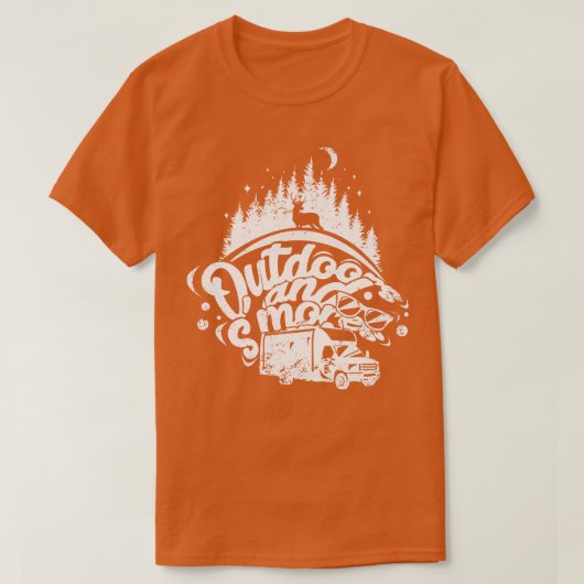 怒りとスモールのキャンプ Tシャツ (デザイン正面)