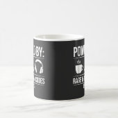 怒りと引き換えコードで動く レトロな面白さ コーヒーマグカップ (中央)