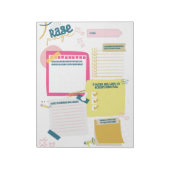 怒りと怒りのRage Pageメモ帳 ノートパッド (回転)