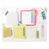 怒りと怒りのRage Pageメモ帳 ノートパッド (正面)