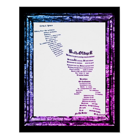 怒りと混乱の兄弟 ポスター (正面)