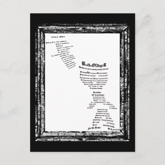 怒りと混乱の兄弟 ポストカード (正面)