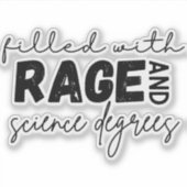 怒りと科学の度のシール シール (正面)