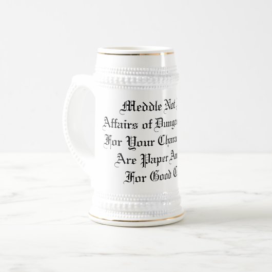 怒りないDM ビールジョッキ (正面左)