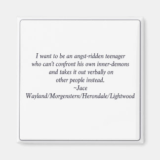 怒りに苦しむ10代の若者 マグネット