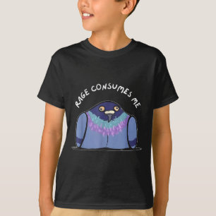 怒りに飲まれる 面白いgeonミーム 手描きデザイン tシャツ