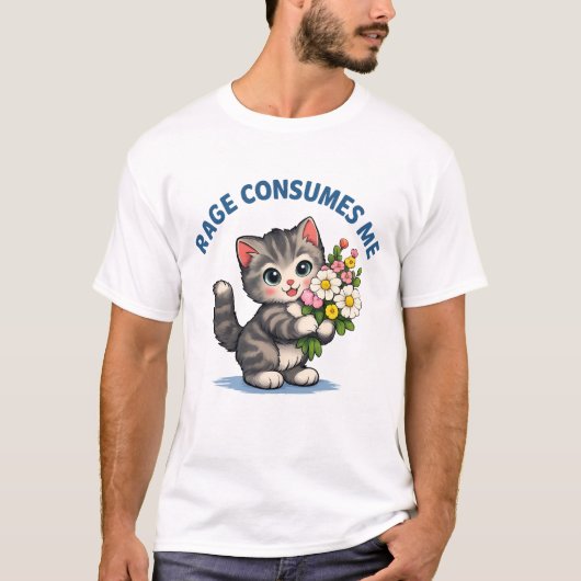 怒りに飲まれる Tシャツ (正面)