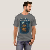 怒りに飲み込まれてる Tシャツ (正面フル)