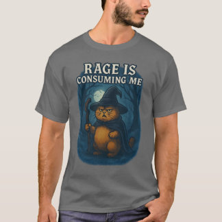 怒りに飲み込まれてる Tシャツ