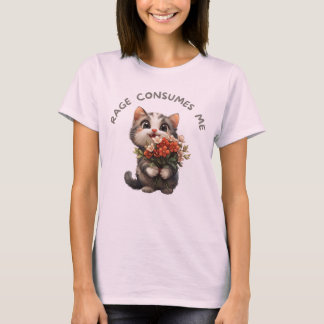 怒りに駆られる私のTシャツ、面白いTシャツ Tシャツ