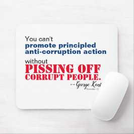 怒りのないアンチの原則に基づいた腐敗 マウスパッド