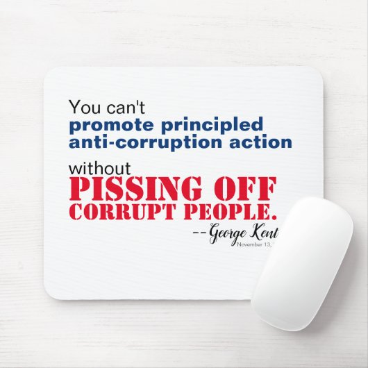 怒りのないアンチの原則に基づいた腐敗 マウスパッド (マウス)