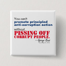 怒りのないアンチの原則に基づいた腐敗 缶バッジ