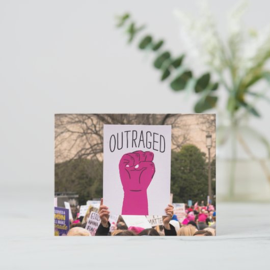 怒りのはがき ポストカード (スタンド正面)