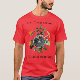 怒りのキャンプで脱出素晴らしを見つける Tシャツ