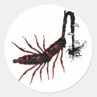 怒りのスプライトステッカー ラウンドシール