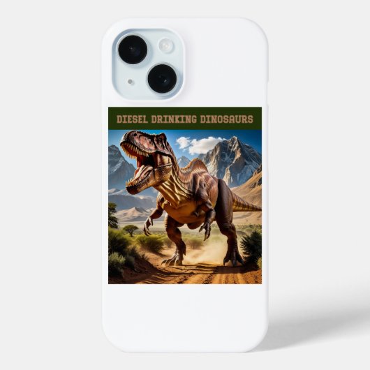 怒りのティラノサウルス Case-Mate iPhoneケース (裏面)