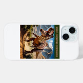怒りのティラノサウルス Case-Mate iPhoneケース (裏面 (横))