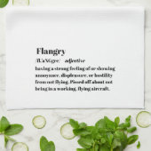 怒りの定義 キッチンタオル (折り畳み)