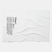 怒りの定義 キッチンタオル (横)