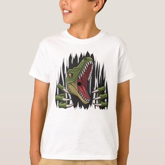 怒りの恐竜Tシャツ Tシャツ (正面)