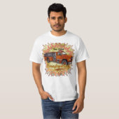 怒りの消防車 消防士 Tシャツ (正面フル)