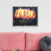 怒りの炎 キャンバスプリント (インサイチュ (リビング))