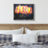 怒りの炎 キャンバスプリント (インサイチュ (寝室))
