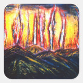 怒りの炎 スクエアシール (正面)