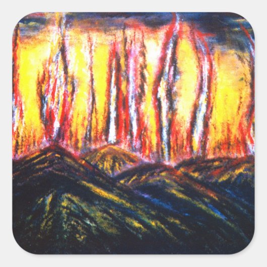 怒りの炎 スクエアシール (正面)