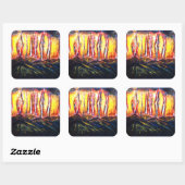 怒りの炎 スクエアシール (シート)