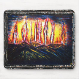 怒りの炎 マウスパッド