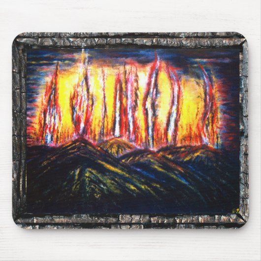 怒りの炎 マウスパッド (正面)