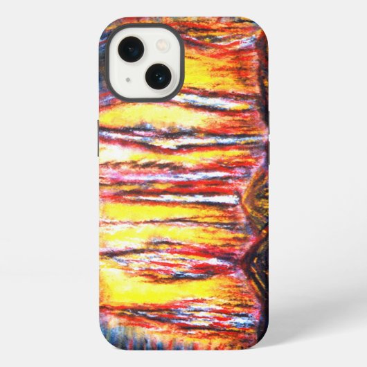 怒りの炎 iPhoneケース (裏面)