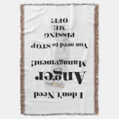 怒りの管理は必要ない！ スローブランケット (正面縦)