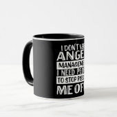 怒りの管理は必要ない マグカップ (正面左)