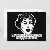 怒りの管理教室でムカつく! ポストカード (正面/裏面)