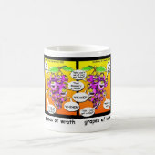 怒りの葡萄、愛、戦争のおもしろい贈り物&ティー コーヒーマグカップ (中央)