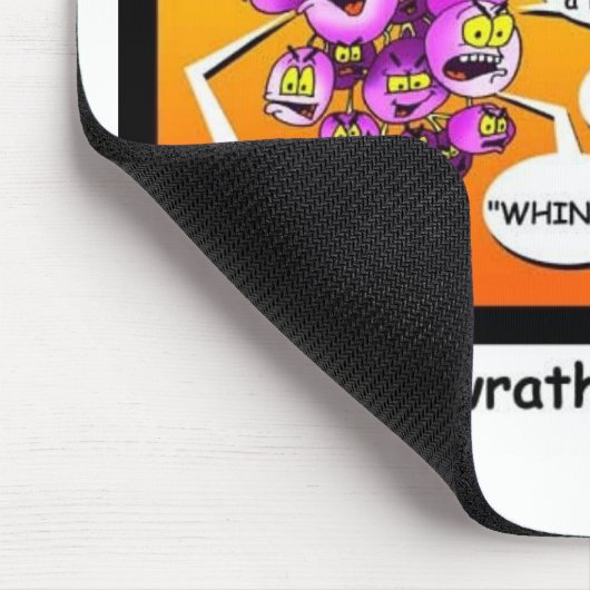 怒りの葡萄、愛、戦争のおもしろい贈り物&ティー マウスパッド (コーナー)