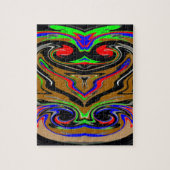 怒りの表現: リバーシブル私は怒っている芸術です ジグソーパズル (縦)