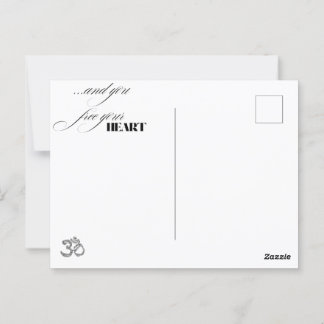 怒りの解放 – 仏マインドフルネス引用文Tシャツ ポストカード