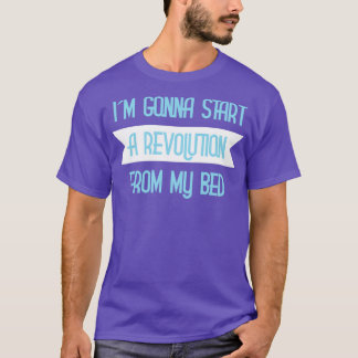 怒りの青を振り返らない1 Tシャツ