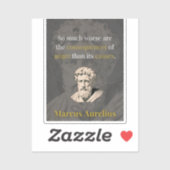 怒りはあなたを最も傷つける: マーカス・アウレリウスが説く抑制の重要性 シール (シート)