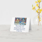 怒りは強力なエネルギーである – 思いやりの引用文 カード (黄色い花)