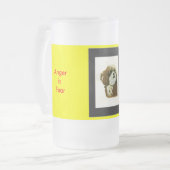 !怒りを恐れるUCreate フロストグラスビールジョッキ (正面左)