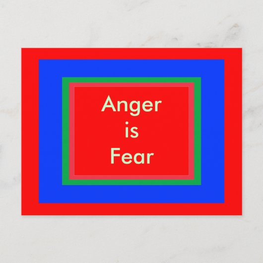 !怒りを恐れるUCreate ポストカード (正面)