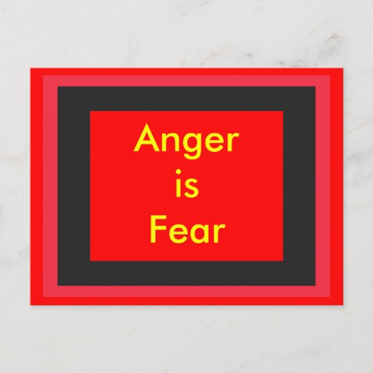 !怒りを恐れるUCreate ポストカード (正面)