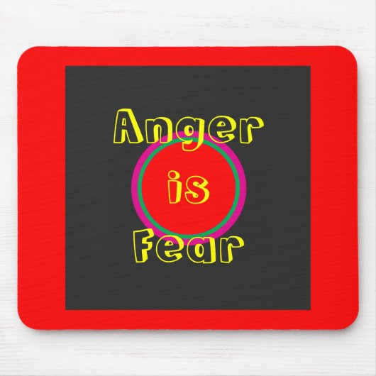 !怒りを恐れるUCreate マウスパッド (正面)