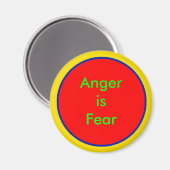 !怒りを恐れるUCreate マグネット (正面/裏面)